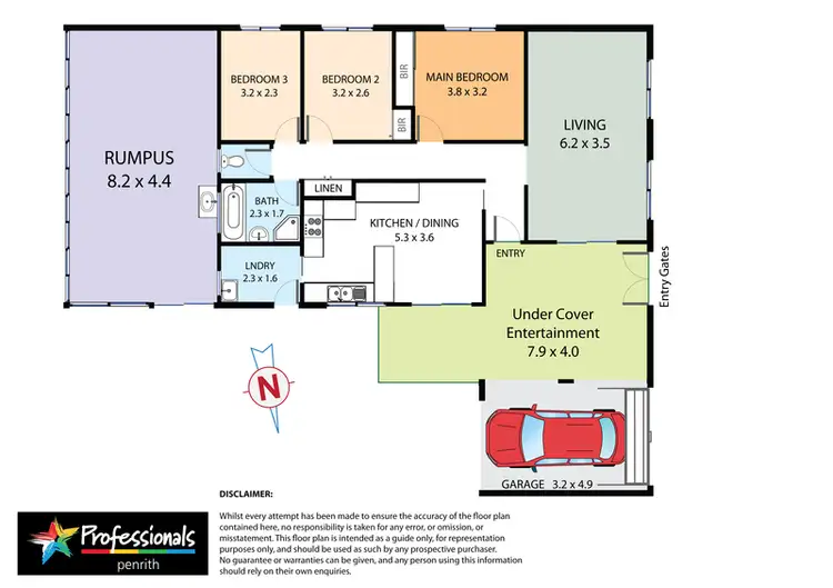 Floorplan of Homely house listing, 44 Ploughman Crescent, Werrington Downs NSW 2747