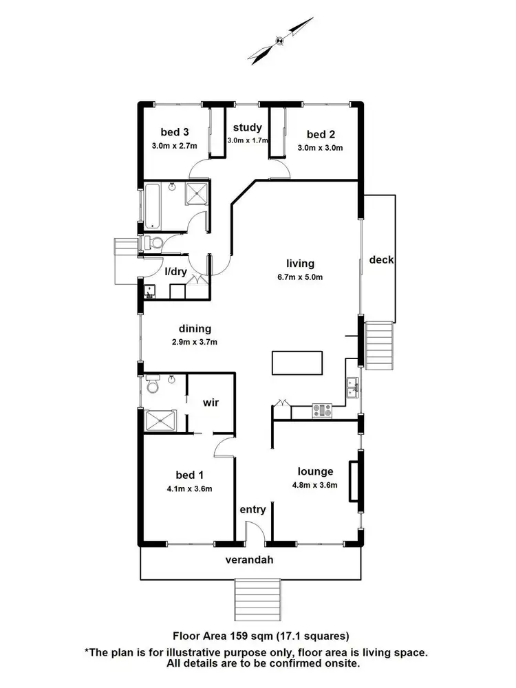 Floorplan of Homely house listing, 1/2 Douglas Parade, Yarra Junction VIC 3797