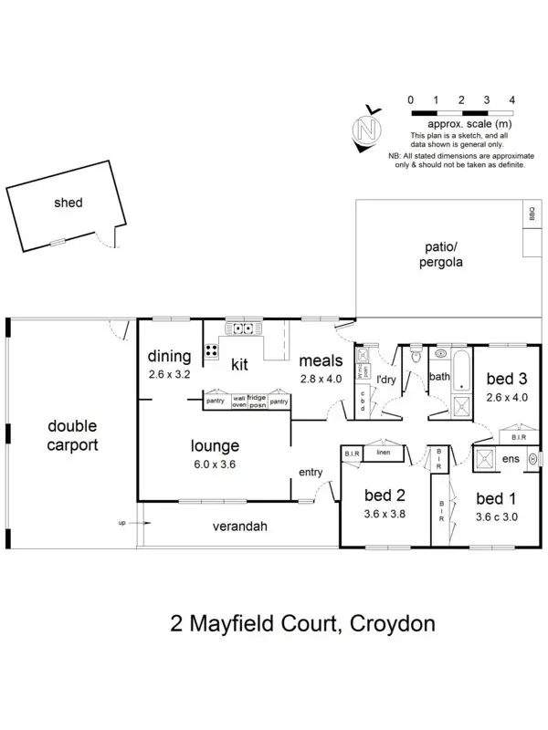 Floorplan of Homely house listing, 2 Mayfield Court, Croydon VIC 3136