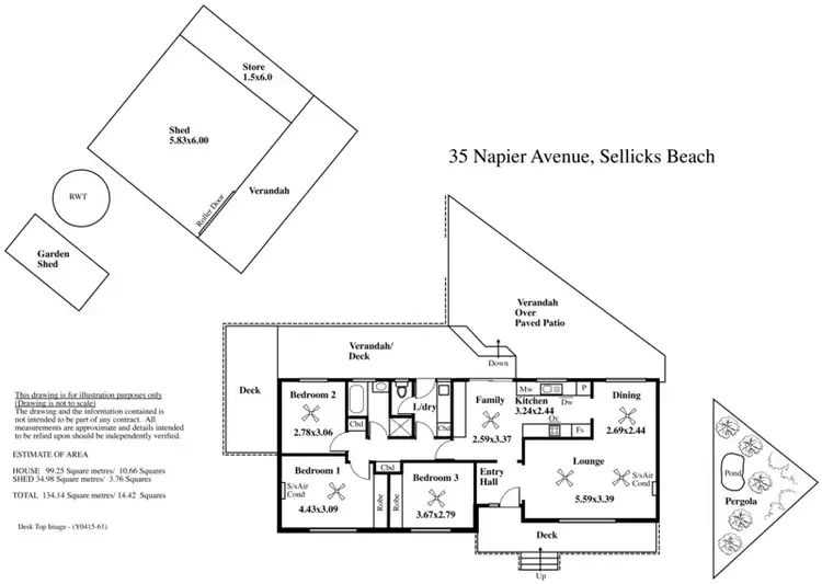 Floorplan of Homely house listing, 35 Napier Avenue, Sellicks Beach SA 5174