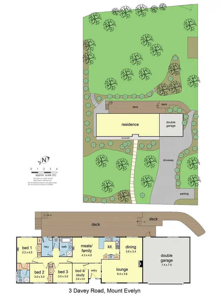 Floorplan of Homely house listing, 3 Davey Road, Mount Evelyn VIC 3796