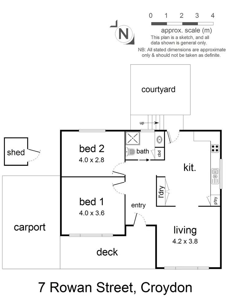 Floorplan of Homely house listing, 7 Rowan Street, Croydon VIC 3136