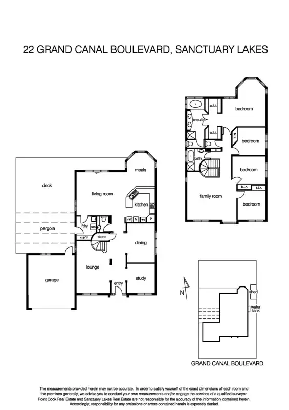 Floorplan of Homely house listing, 22 Grand Canal Boulevard, Sanctuary Lakes VIC 3030