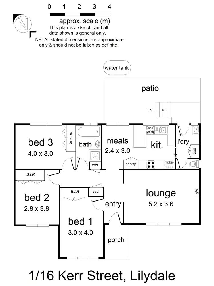Floorplan of Homely unit listing, 1/16 Kerr Street, Lilydale VIC 3140