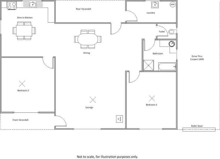 Floorplan of Homely house listing, 24 Sixth Street, Wool Bay SA 5575
