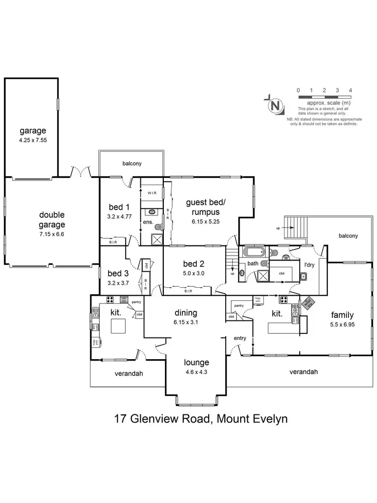Floorplan of Homely house listing, 17 Glenview Road, Mount Evelyn VIC 3796
