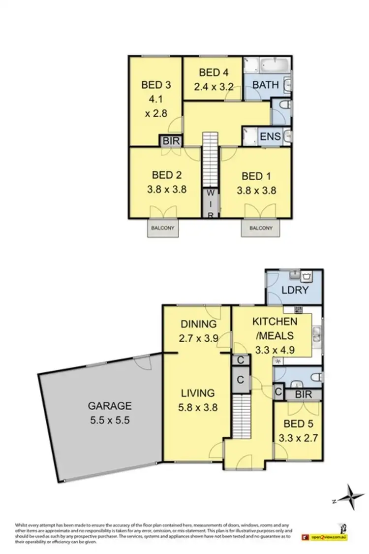 Floorplan of Homely house listing, 2 Olron Rise, Doncaster East VIC 3109