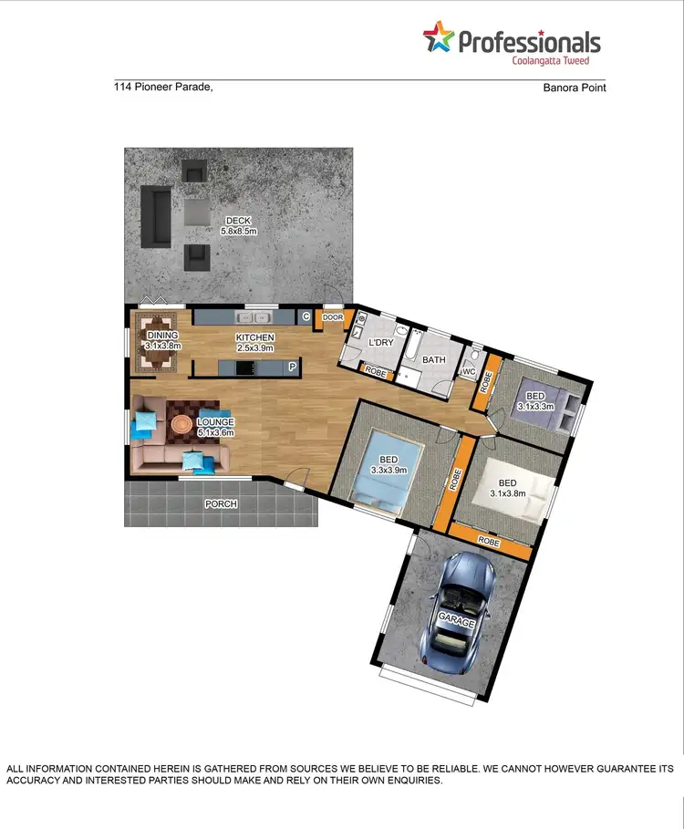 Floorplan of Homely house listing, 114 Pioneer Parade, Banora Point NSW 2486