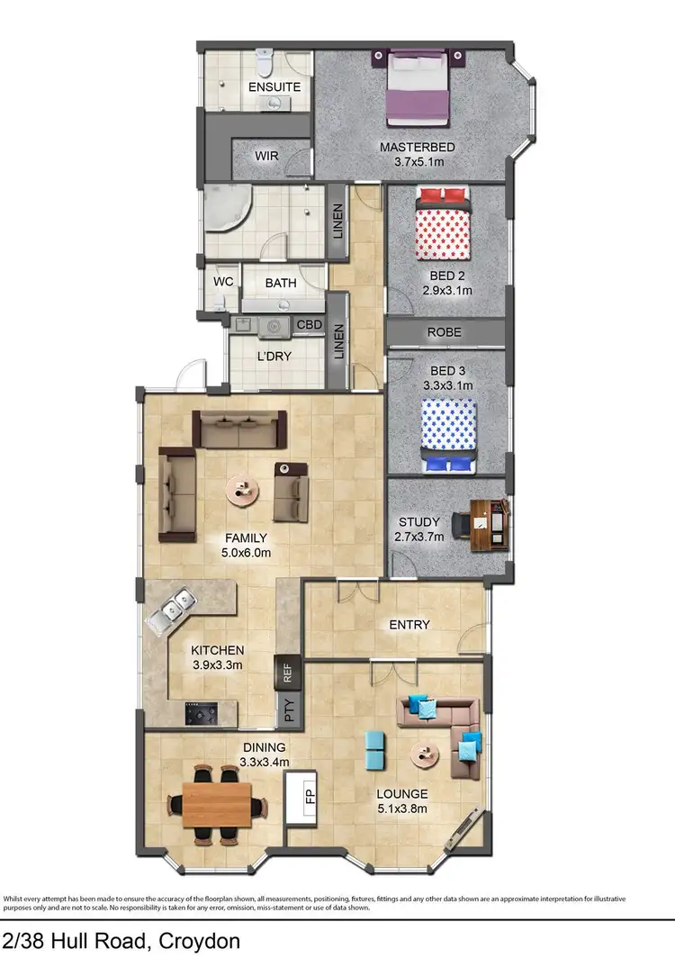 Floorplan of Homely house listing, 2/38 Hull Road, Croydon VIC 3136