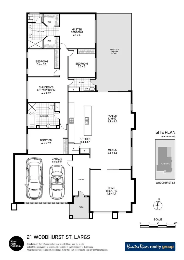 Floorplan of Homely house listing, 21 Woodhurst Street, Largs NSW 2320