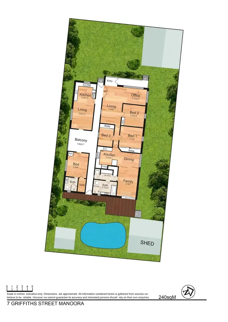 Floorplan of Homely house listing, 7 Griffiths Street, Manoora QLD 4870