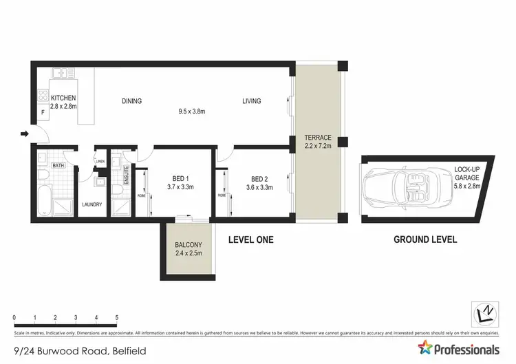 Floorplan of Homely apartment listing, 9/24 Burwood Road, Belfield NSW 2191