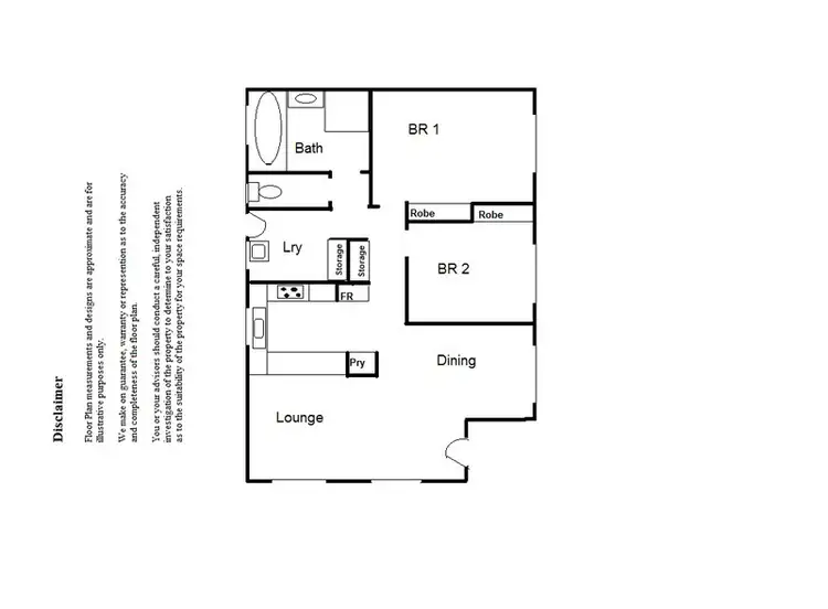 Floorplan of Homely unit listing, 4 Curran Close, Mildura VIC 3500