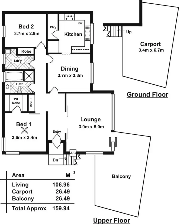 Floorplan of Homely house listing, 3/10 Gault Avenue, Fulham SA 5024