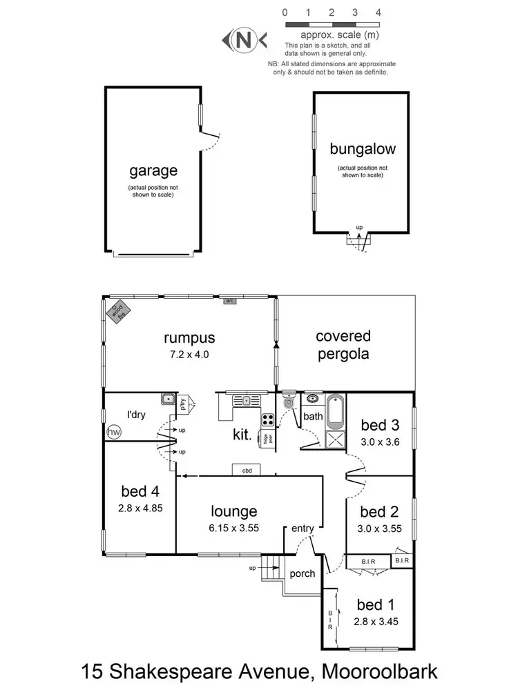 Floorplan of Homely house listing, 15 Shakespeare Avenue, Mooroolbark VIC 3138