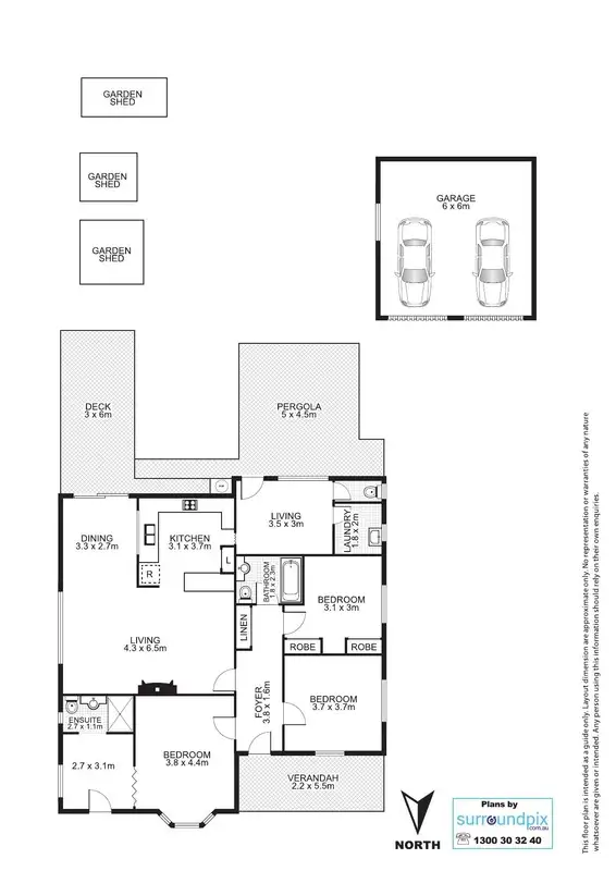 Floorplan of Homely house listing, Address available on request