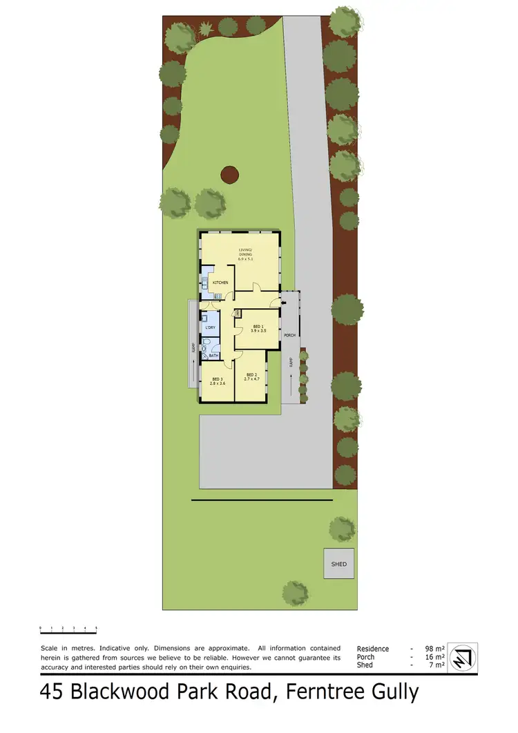 Floorplan of Homely house listing, 45 Blackwood Park Road, Ferntree Gully VIC 3156
