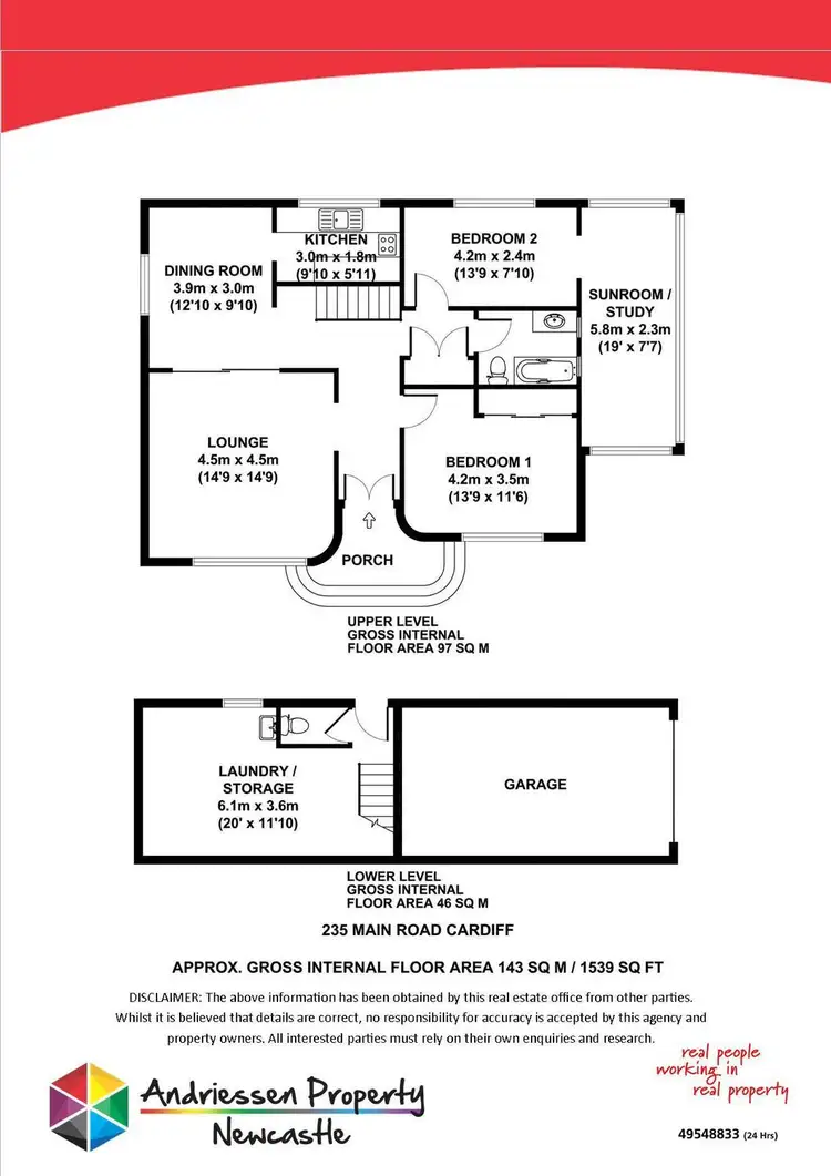 Floorplan of Homely house listing, 235 Main Road, Cardiff NSW 2285