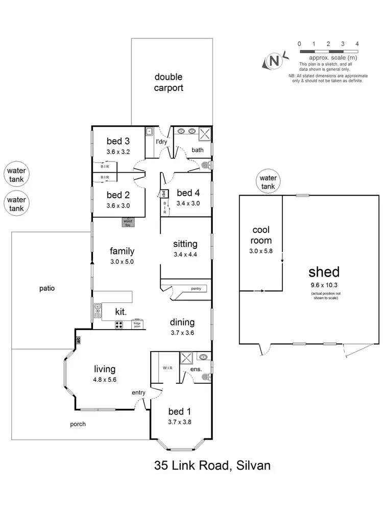 Floorplan of Homely house listing, 35 Link Road, Silvan VIC 3795