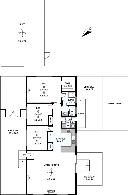 Floorplan of Homely house listing, 13 Counter Road, Goolwa Beach SA 5214