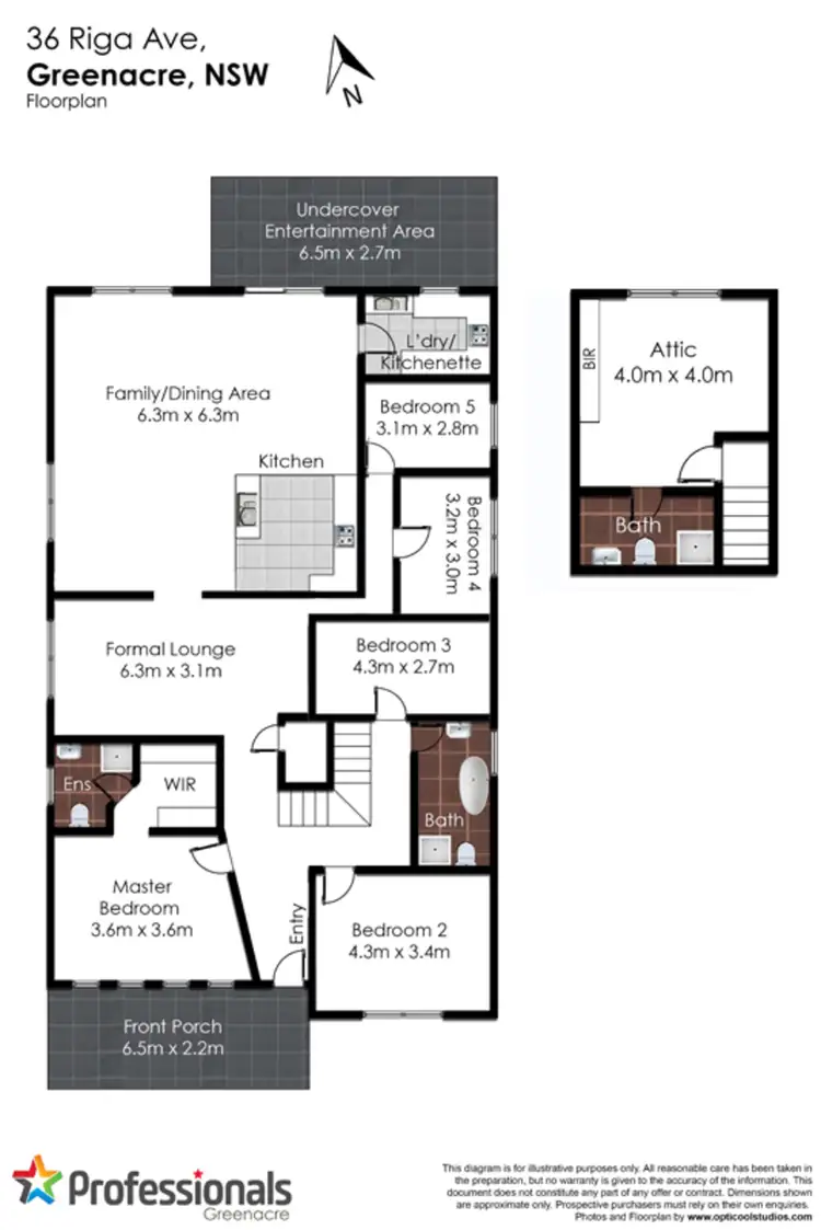 Floorplan of Homely house listing, 36 Riga Avenue, Greenacre NSW 2190