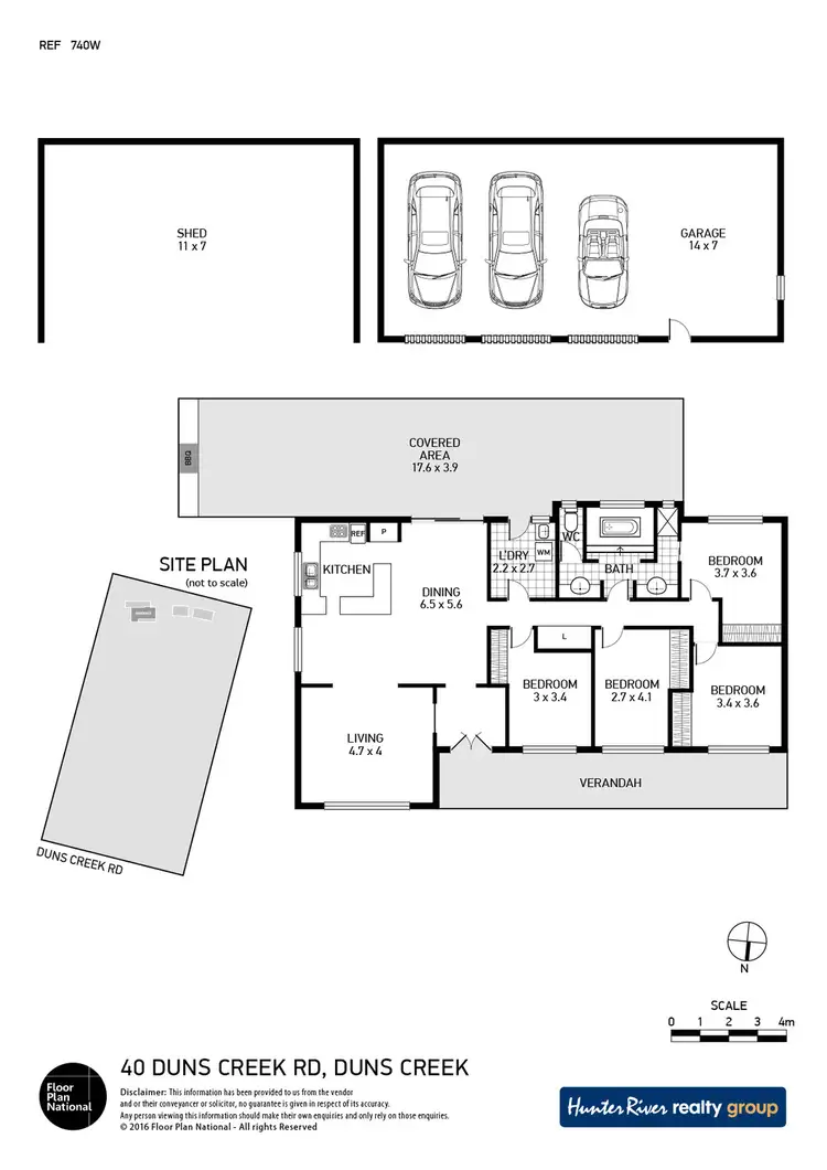Floorplan of Homely rural property listing, 40 Duns Creek Road, Duns Creek NSW 2321