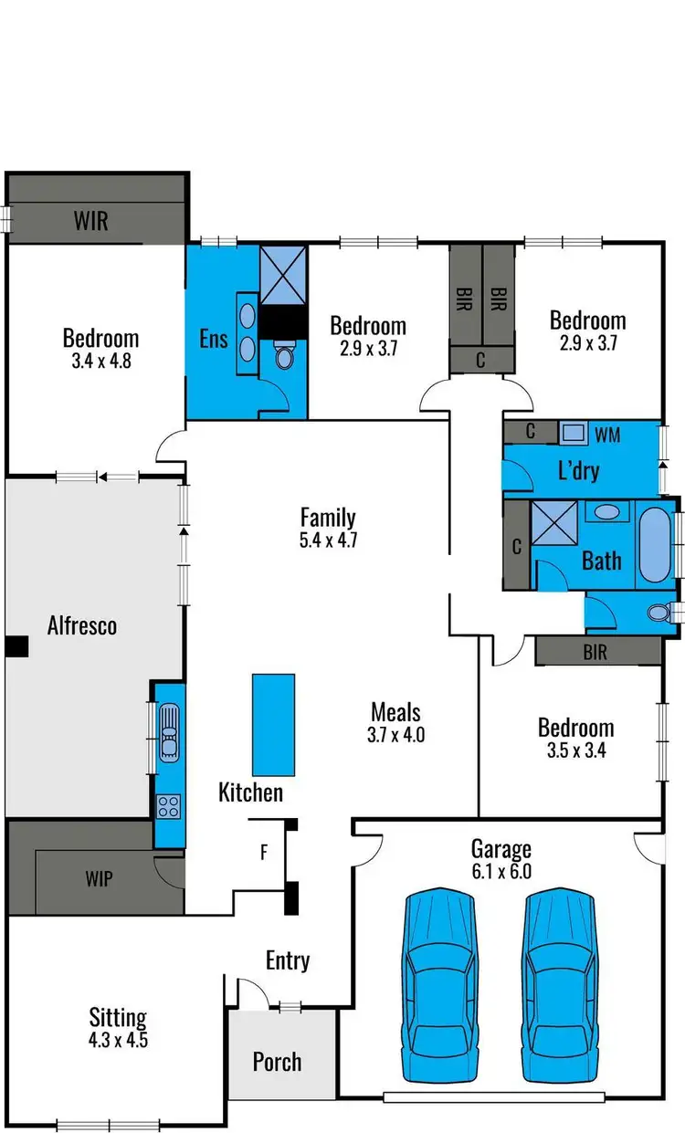 Floorplan of Homely house listing, 17 Saltbreeze Boulevard, Armstrong Creek VIC 3217