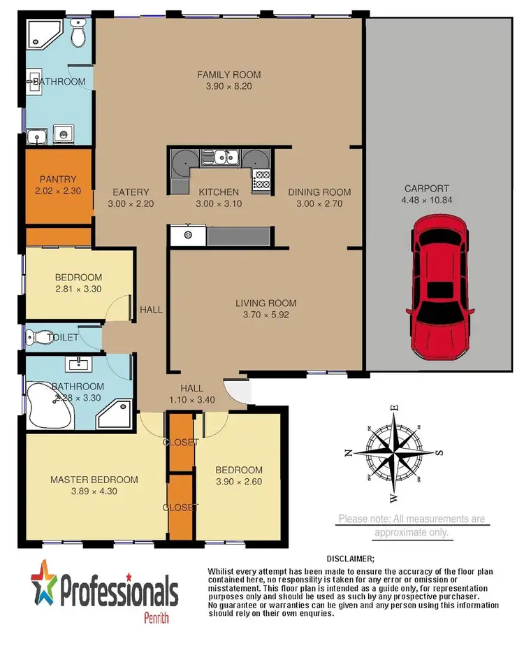 Floorplan of Homely house listing, 72 Kareela Avenue, Penrith NSW 2750