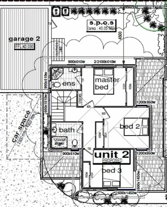 Floorplan of Homely townhouse listing, 2/45 Jones Road, Dandenong VIC 3175