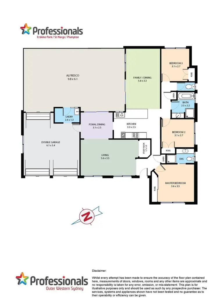 Floorplan of Homely house listing, 6 Bindowan Place, Erskine Park NSW 2759
