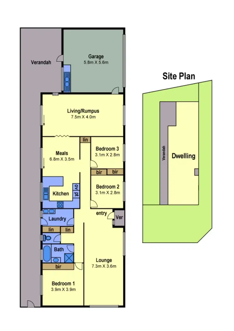 Floorplan of Homely house listing, 26 Parmelia Drive, Taylors Lakes VIC 3038
