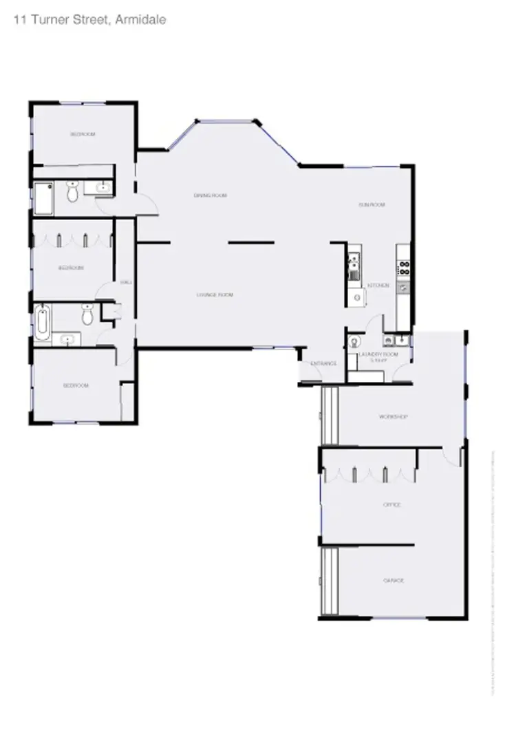 Floorplan of Homely house listing, 11 Turner Street, Armidale NSW 2350