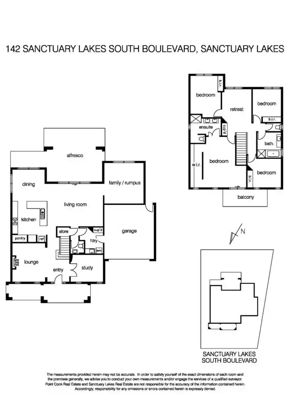 Floorplan of Homely house listing, 142 Sanctuary Lakes South Boulevard, Sanctuary Lakes VIC 3030