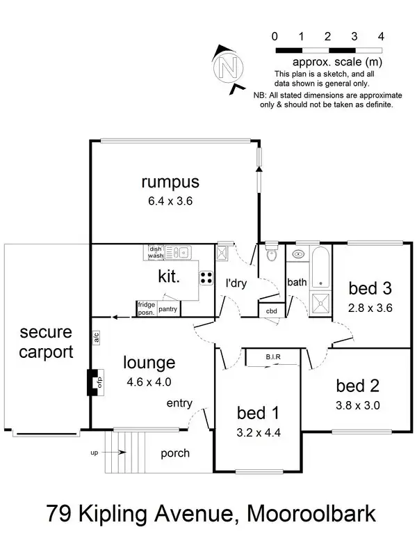 Floorplan of Homely house listing, 79 Kipling Avenue, Mooroolbark VIC 3138