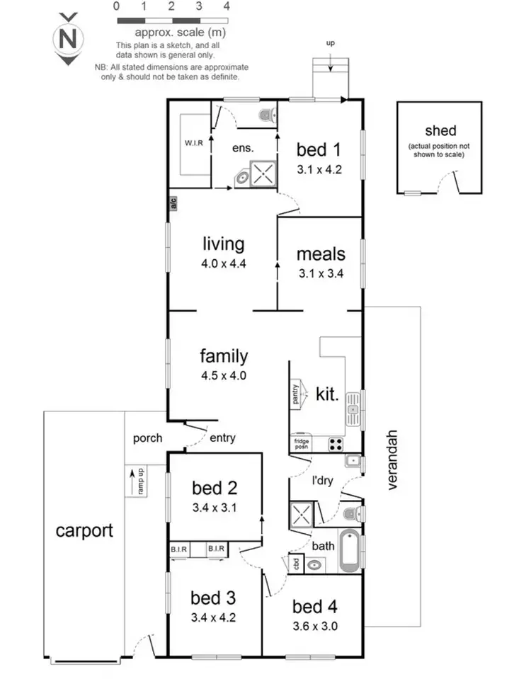 Floorplan of Homely house listing, 16 Highpoint Avenue, Mooroolbark VIC 3138