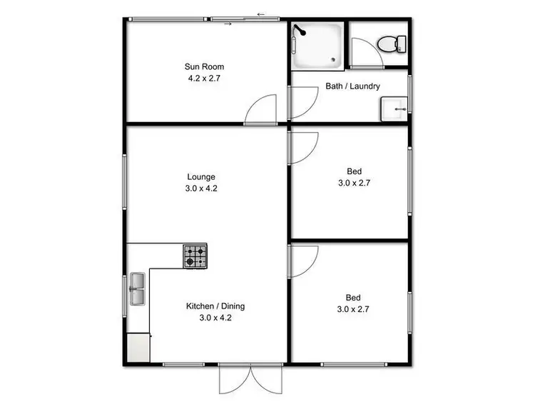Floorplan of Homely house listing, 193 Patchs Beach Road, Patchs Beach NSW 2478