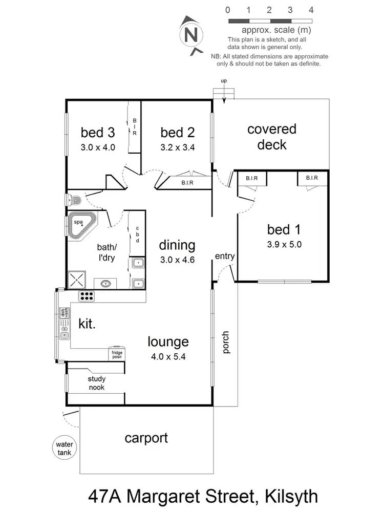 Floorplan of Homely house listing, 47a Margaret Street, Kilsyth VIC 3137