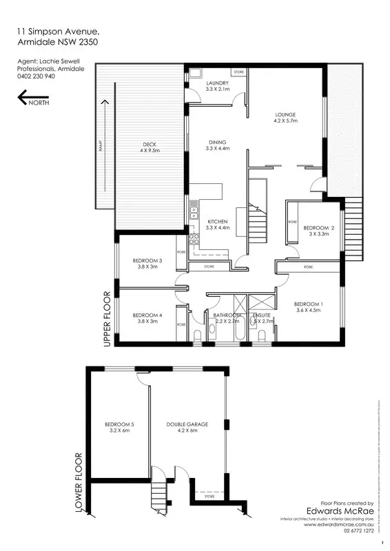 Floorplan of Homely house listing, 11 Simpson Avenue, Armidale NSW 2350