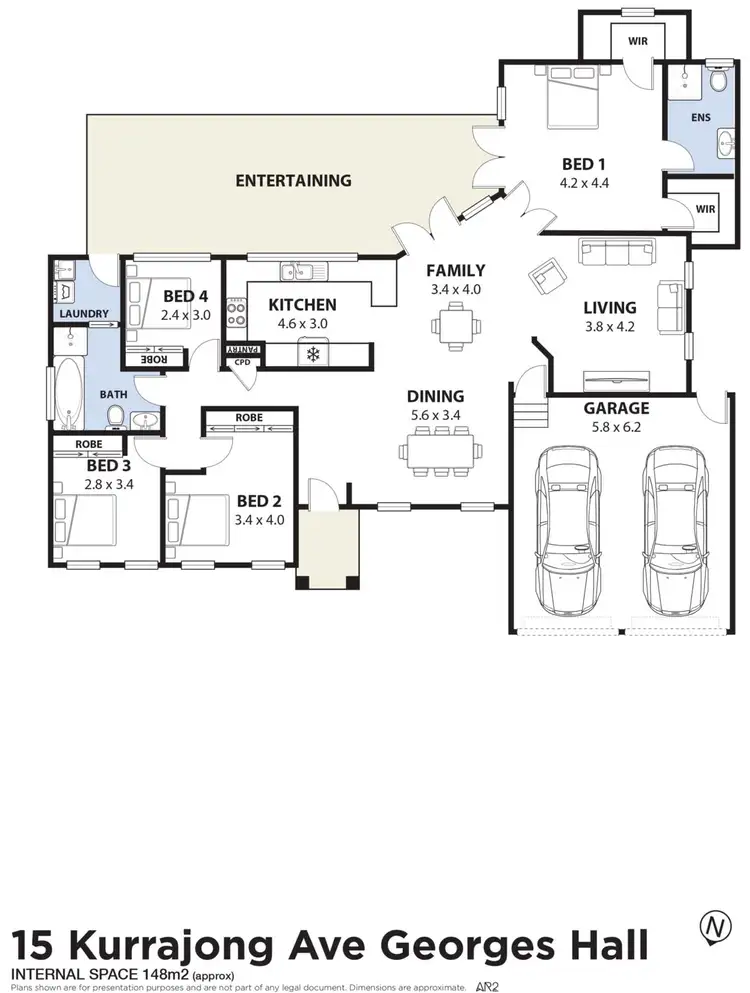 Floorplan of Homely house listing, 15 Kurrajong Avenue, Georges Hall NSW 2198