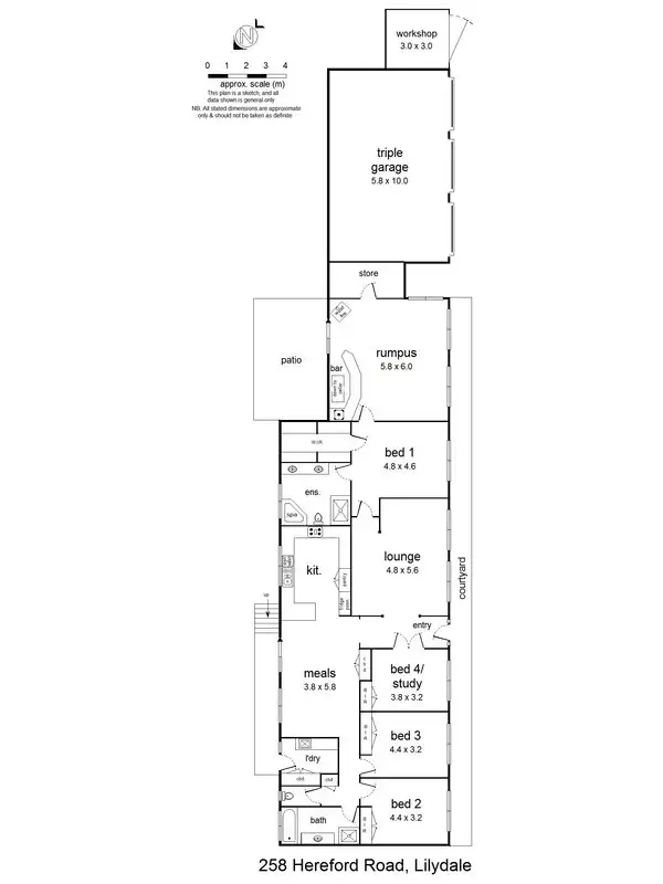 Floorplan of Homely house listing, 258 Hereford Road, Lilydale VIC 3140