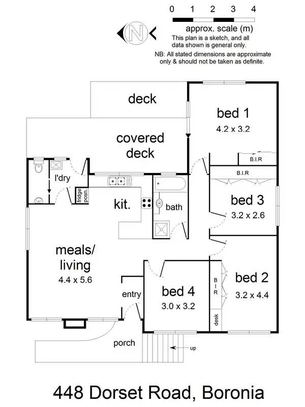 Floorplan of Homely house listing, 448 Dorset Road, Boronia VIC 3155