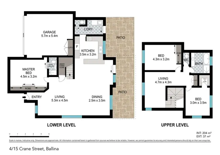 Floorplan of Homely townhouse listing, 4/15 Crane Street, Ballina NSW 2478