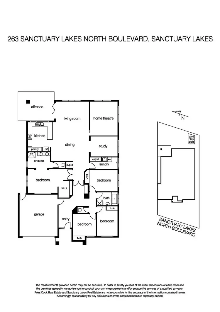 Floorplan of Homely house listing, 263 Sanctuary Lakes North Boulevard, Sanctuary Lakes VIC 3030