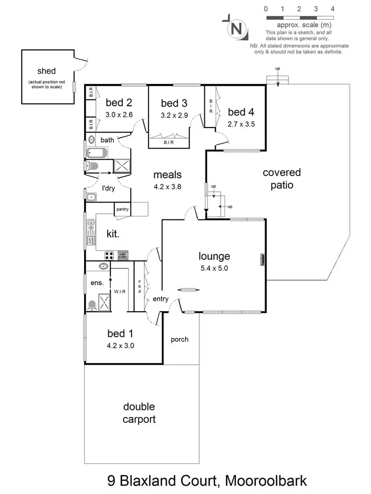 Floorplan of Homely house listing, 9 Blaxland Court, Mooroolbark VIC 3138