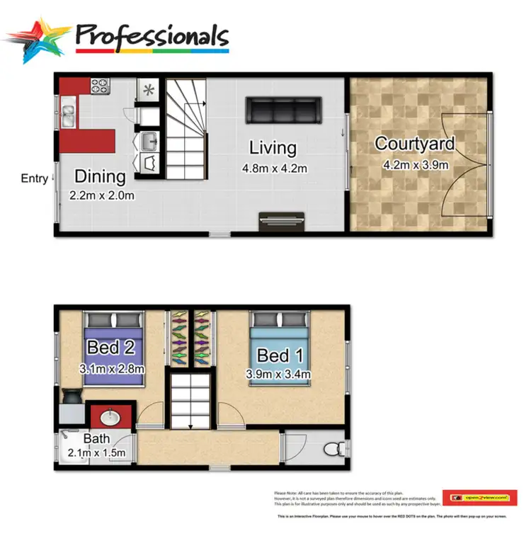 Floorplan of Homely unit listing, 27/6 Cannon Street, Manunda QLD 4870