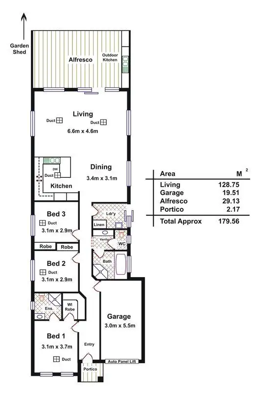 Floorplan of Homely house listing, 13B Clare Avenue, Athelstone SA 5076