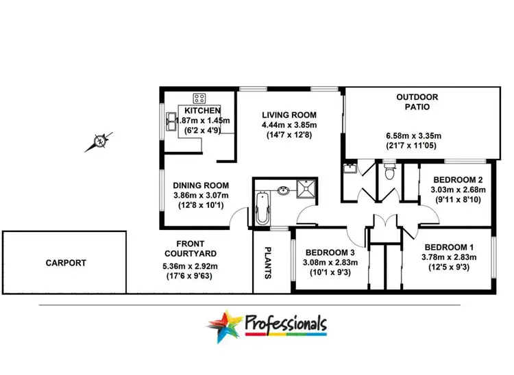 Floorplan of Homely house listing, 10 Hauff Close, Eagleby QLD 4207