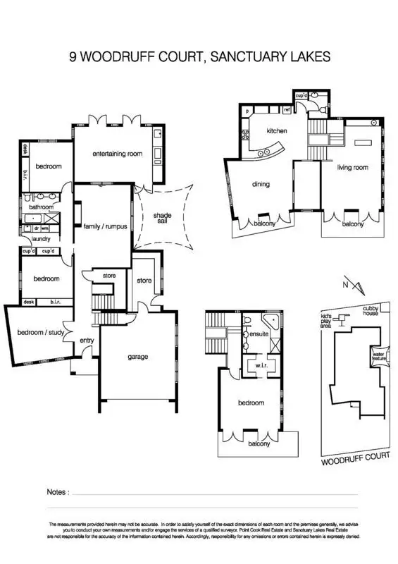 Floorplan of Homely house listing, 9 Woodruff Court, Sanctuary Lakes VIC 3030