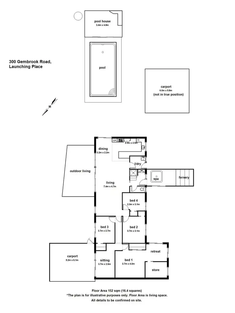 Floorplan of Homely house listing, 300 Gembrook Road, Launching Place VIC 3139