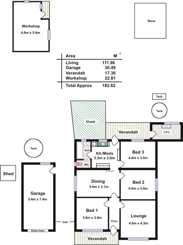 Floorplan of Homely house listing, 5 Adermener Street, Athol Park SA 5012